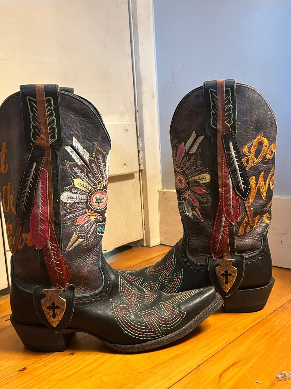 Ariat Gypsy Soule Don’t Walk in Fear Feather Western Heeled Boots